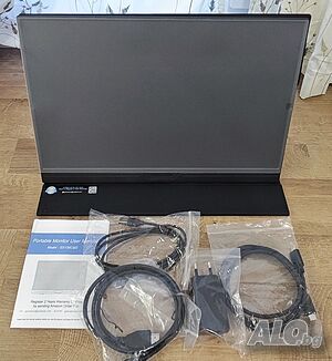 Преносим монитор 15.6” IPS Full HD, HDR, USB-C/HDMI