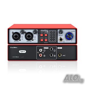 USB аудио интерфейс 2-in-2-out 32-bit/384kHz DSP 48V, домашно студио - NMX02