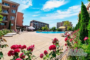 Уютен апартамент с две спални за продажба в Nessebar Fort Club Тристаен апартамент 73 кв.м Тухла 2008 г. 1 етаж Партер | Апартаменти | Слънчев бряг