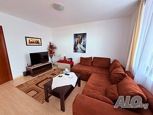 Апартамент с 1 спалня, комплекс Етъра 2, гледка море и басейн в Свети Влас — снимка 10