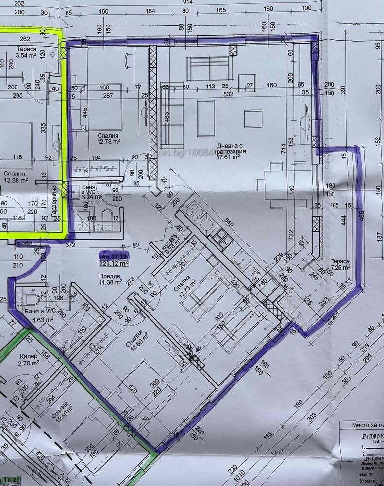 Без комисионна от купувач! Четиристаен апартамент в Тракия