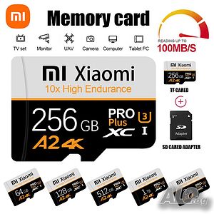 Карта памет XIAOMI 256GB и 512GB Подходяща за 4К видео