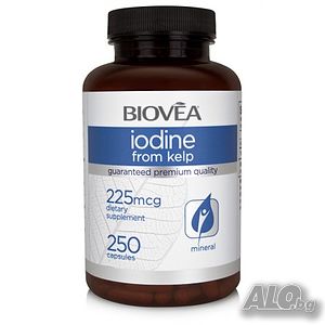 Хранителна добавка Iodine From Kelp 225mg 250 Капсули