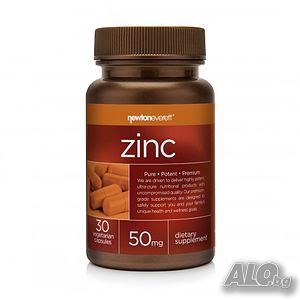 Хранителна добавка ZINC 50mg 30 Capsules - Newton Everett