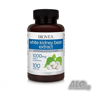 Хранителна добавка WHITE KIDNEY BEAN EXTRACT 1000mg 100 Capsules