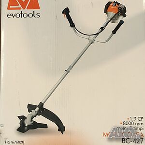 Бензинов тример Evotools BC 427 easy start/ 1.9 к.с. - Моторна коса 440 мм 8000 об/мин