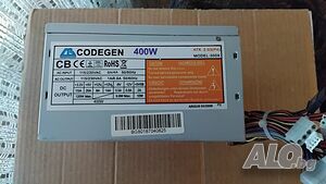 Компютърно захранване 400W Codegen 300X ATX 2.03(P4) 80mm FAN