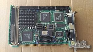HS-5X86HVGA REV:1.6 ICP Board ISA Slot Industrial Motherboard CPU+RAM