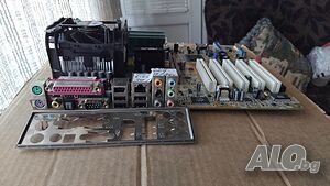 Дънна платка Asus P4P800-E Deluxe Socket 478 CPU+FAN+RAM Дънна платка | Компютърни компоненти, резервни части | София