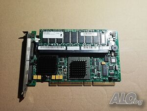 LSI LOGIC PCBX518-B1 MegaRaid 2 Channel 128MB PCI-X SCSI Raid Controller Card