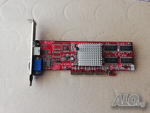 Видео карта ATi Radeon 7000 Gigabyte GV-AV64S-T 64MB SDR 128bit AGP