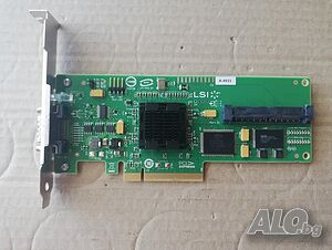 LSI Logic SAS3442E-HP 3.0Gb/s PCI-Express x8 SAS RAID Controller Card