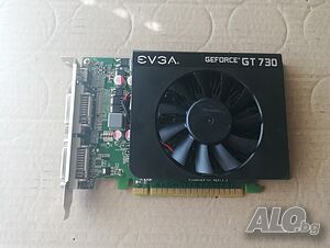 Видео карта NVidia GeForce Evga GT730 HDMI 1024MB GDDR3 128bit PCI-E