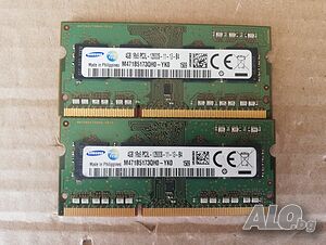 SO-DIMM Memory Module Samsung 4GB,1Rx8 DDR3 1600MHz(PC3L-12800S) CL11 1.35V