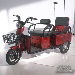 Електрическа Триколка blueElectric CARGO LUX 2000W Red