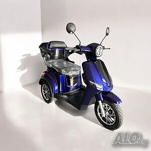 Електрическа Триколка blueElectric BM1-LUX 2000W | 60V | 24Ah | BLUE