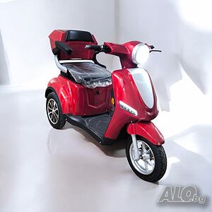 Електрическа Триколка blueElectric BM1-LUX 2000W | 60V | 24Ah | RED/GRAY