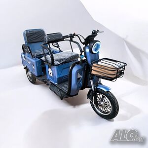 Електрическа Триколка blueElectric CARGO LUX 2000W | 48V | 24AH | BLUE