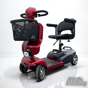 Инвалидна електрическа четириколка blueElectric BL500 - 500W /24V /20AH - RED