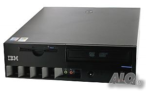 Настолен компютър IBM Thinkcentre подходящ за офис програми, SKYPE, Фейсбук, филми, музика и игри.