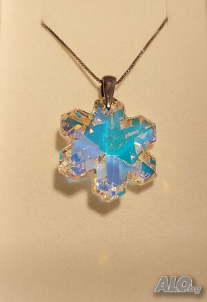 Swarovski Сваровски гердан снежинка