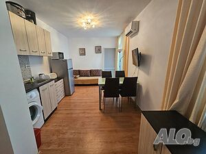 Уютен двустаен апартамент Двустаен апартамент 48 кв.м Тухла 2013 г. 5 етаж Непоследен | Апартаменти | Слънчев бряг