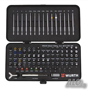 Kомплект накрайници WÜRTH 105 части
