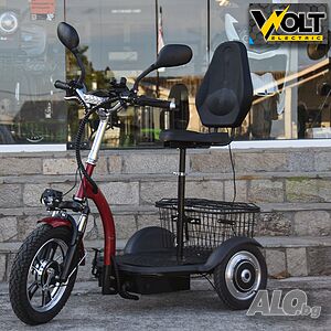 Електрическа триколка VOLTElectric Н1 с два двигателя, задно предаване