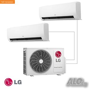 LG мулти сплит система RM2U15.U18 + RMN09.NSJ + RMN09.NSJ