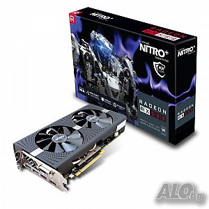 Видео карта SAPPHIRE Radeon RX 580 8GB Nitro+, GDDR5, 256bit, 2 x HDMI, DVI, 2 x DisplayPort