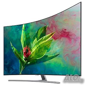 QLED Smart Samsung, Извит, 65” (163 cм), 65Q8CN, 4K Ultra HD
