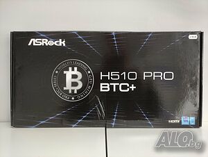 Дънна Платка ASRock H510 PRO BTC+ (s1200, H510, 1xDDR4, 6x PCI Ex3.0 x16, 1x Mining Port