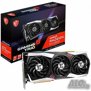Видеокарта MSI Video Card AMD Radeon RX 6800 GAMING X TRIO 16GB GDDR6/256bit