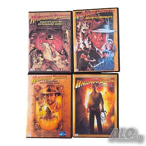 Индиана Джоунс 1 - 4 DVD -R с бг аудио