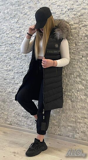 Дамски елеци с естествен пух Philip Plein, Moncler, Guess, Karl Lagerfeld