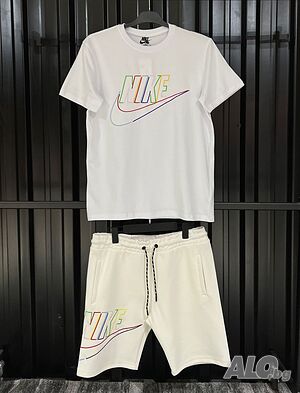 Мъжки летен екип Nike в бяло и сиво S M L XL Друго облекло Мъжко | Облекло | София