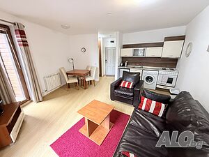 Двустаен апартамент в Предела 2 Двустаен апартамент 60 кв.м Тухла 2002 г. 1 етаж Първи жилищен | Апартаменти | Банско