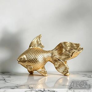 Декоративна фигура Златна рибка на късмета