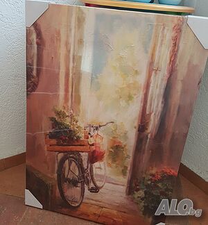 Картина с Колело