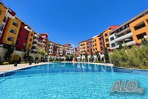 Голям двустаен апартамент в к-с Марина Кейп (Marina Cape), Ахелой