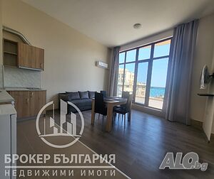 Двустаен обзаведен апартамент с гледка море в гр. Поморие!