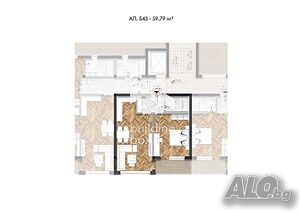 Топъл 2-стаен апартамент в луксозен комплекс с фитнес и СПА център