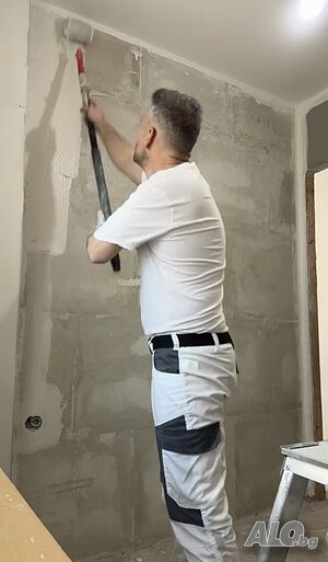 Боядисване и шпакловка на апартаменти, къщи и офиси Бургас и област