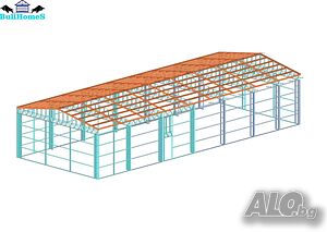 ЛИЗИНГ - Халета, Хале, Магазини, Магазин, Складове 250м2-10м х 25м х 4