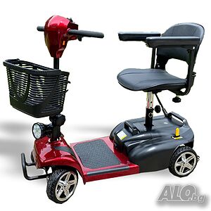 Електрическа четириколка BULLMAX N1, Темпомат, 25км преход, 10км/ч, MAXI Гуми