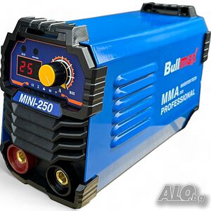 Инверторен електрожен Bullmax 250A HA, Hot Start, Anti-stick, 4 метра кабели