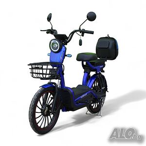 Електрически скутер-велосипед MaxMotors EBZ 20 1200W / 60V-72V / 28h - СИН