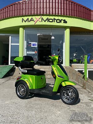 Нов Модел Електрическа Триколка 1500w MaXmotor green