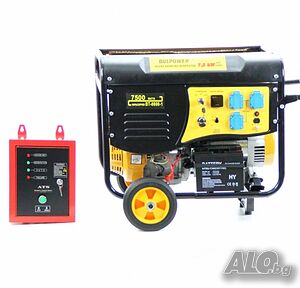 Генератор за ток с ел. старт 7.5kW BULPOWER BT-8800 монфазен