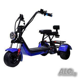 Детска електрическа триколка-чопър Little city Harley 1200W/48V/12Ah Li-on battery